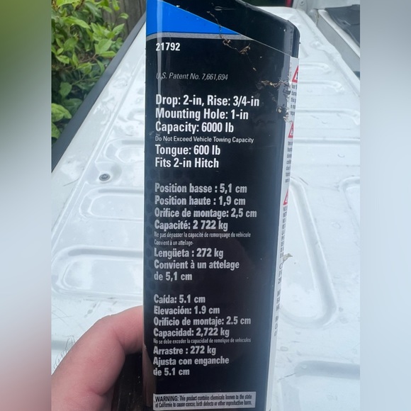 NEW REESE Tow-power InterLock ball mount, towing, rv, trailer, pulling - Picture 3 of 3